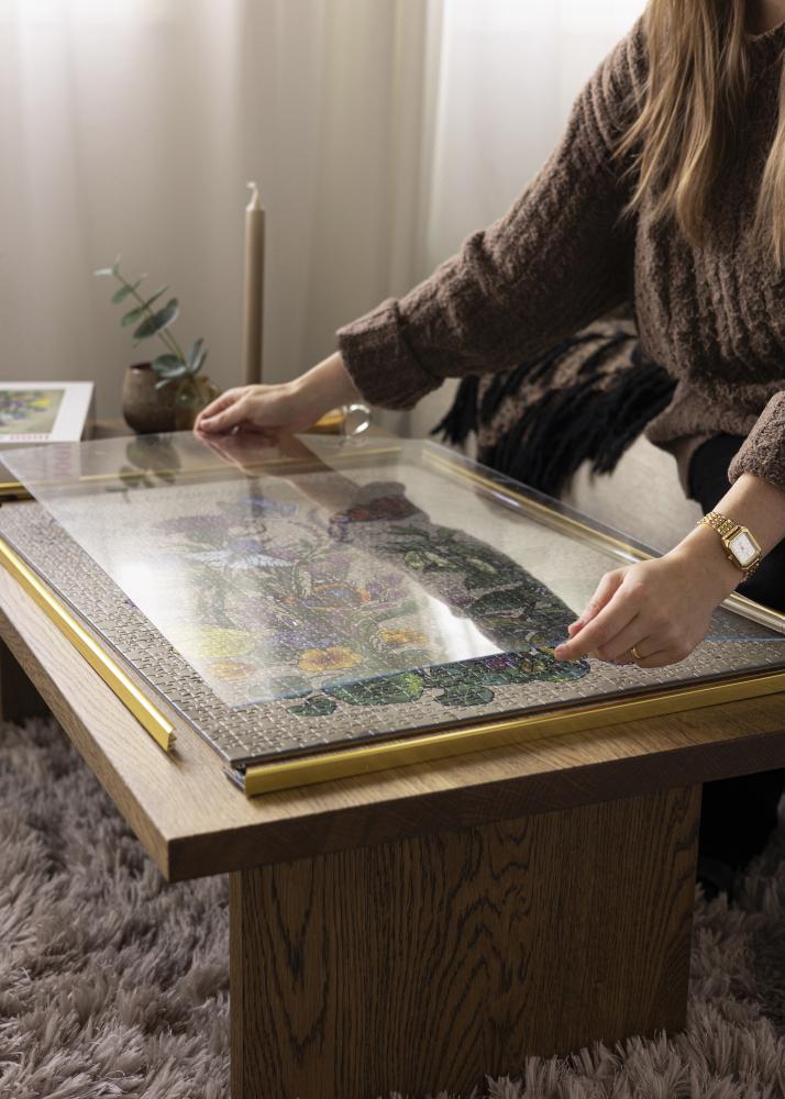 Κορνίζα παζλ Χρυσός 50x70 cm