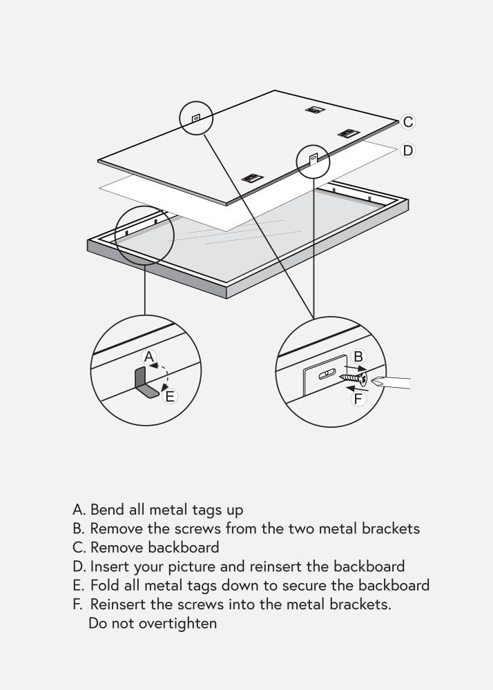 Πλαίσιο Massiv Δρυς 60x80 cm - Πασπαρτού Λευκό 50x70 cm
