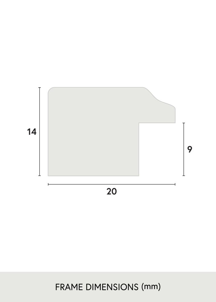 Πλαίσιο Whitby Ακρυλικό γυαλί Μωβ 40x40 cm