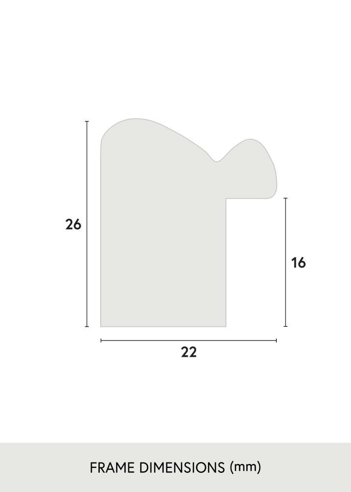 Πλαίσιο Canterbury Ακρυλικό γυαλί Μπλε 40x50 cm