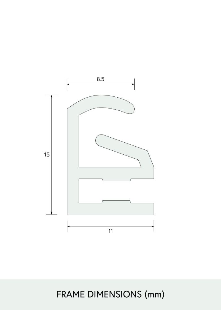 Κορνίζα παζλ Μαύρος 48x68,5 cm