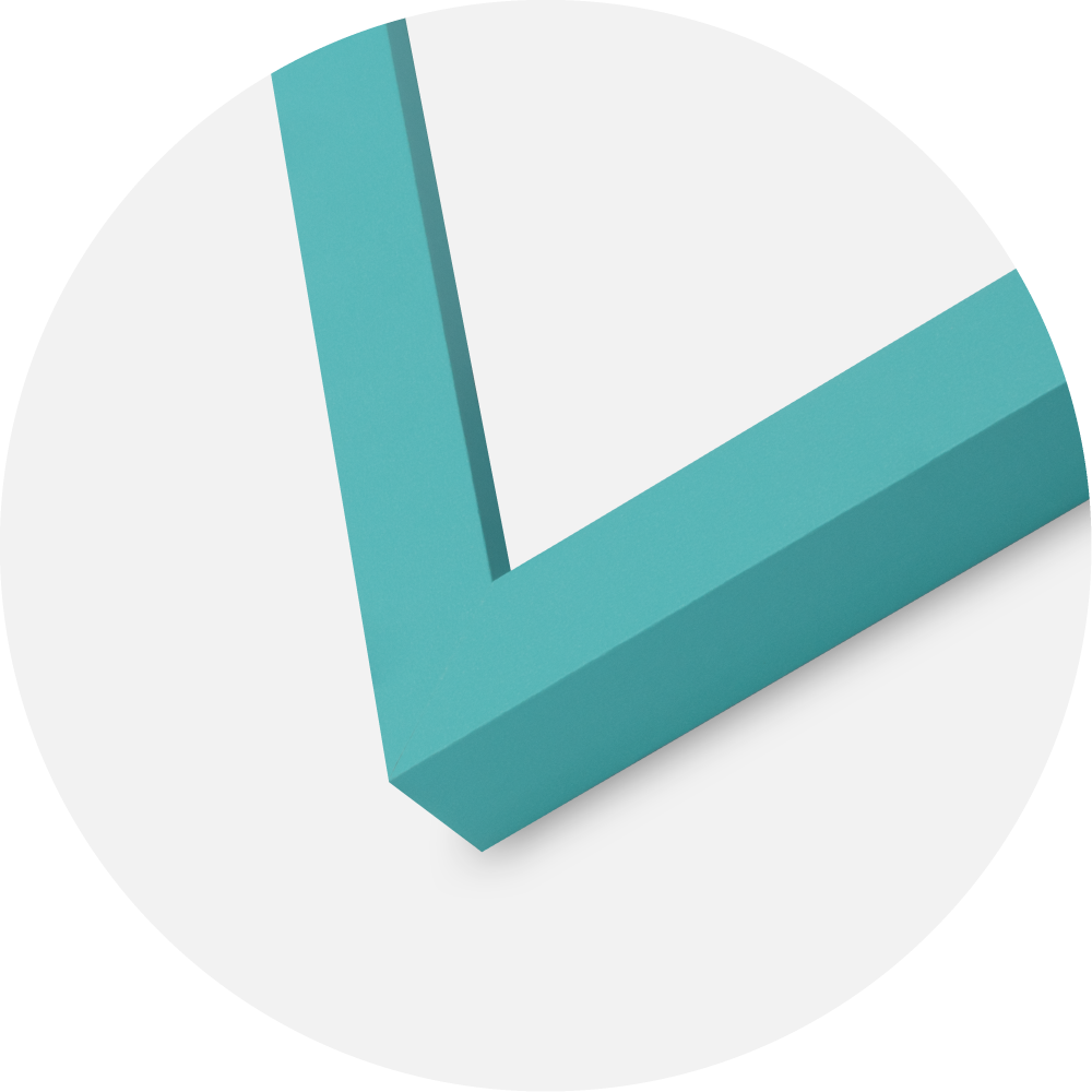 Πλαίσιο Selection Ακρυλικό γυαλί Aqua Blue 50x50 cm