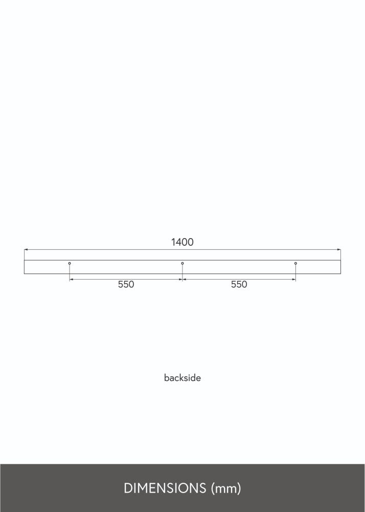 KAILA Ράφι για Πίνακες Δρυς 140 cm