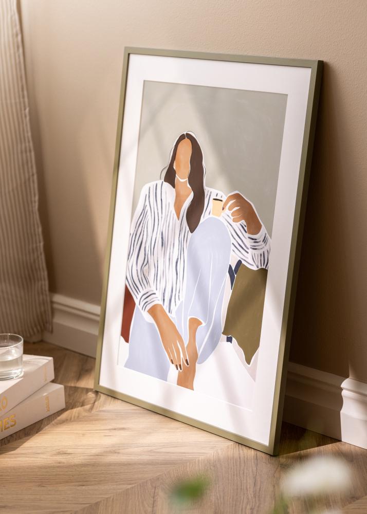 Πλαίσιο NordicLine Green Leaf 42x59,4 cm (A2)