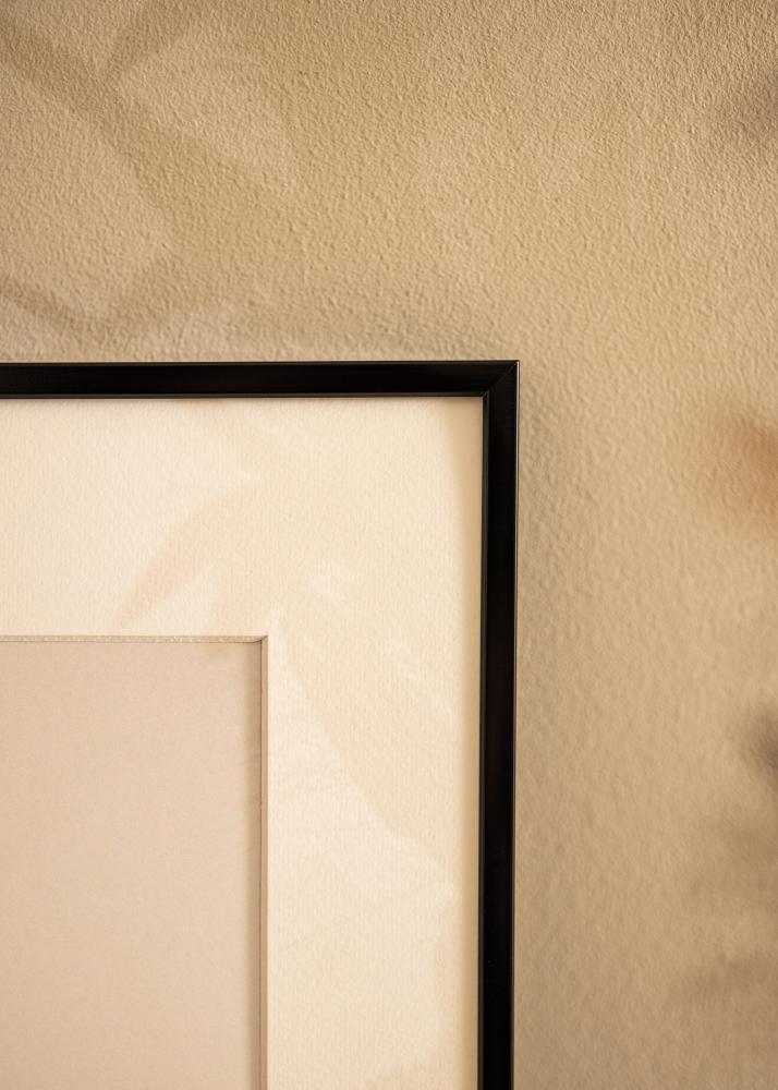 Αλουμινένια κορνίζα Ακρυλικό γυαλί Μαύρος 50x60 cm