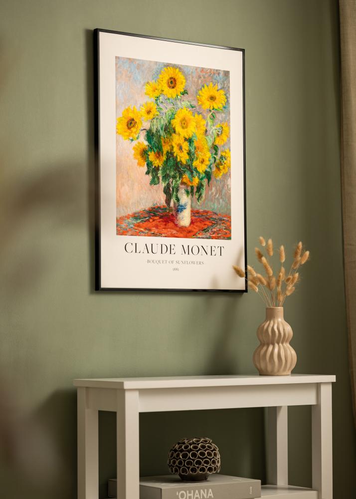 Αλουμινένια κορνίζα Ακρυλικό γυαλί Μαύρος 50x60 cm