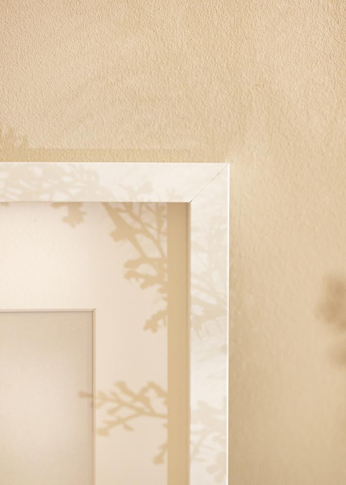 BGA Πλαίσιο κουτιού Λευκό 50x70 cm - Πασπαρτού Λευκό 40x60 cm