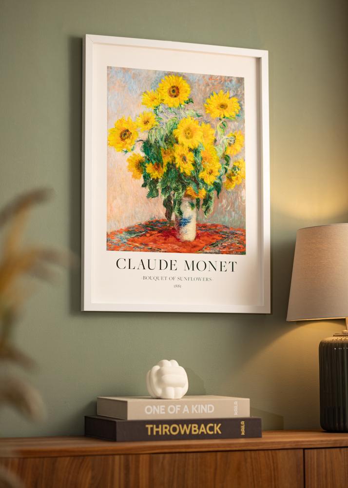 BGA Πλαίσιο κουτιού Λευκό 50x70 cm - Πασπαρτού Λευκό 40x60 cm