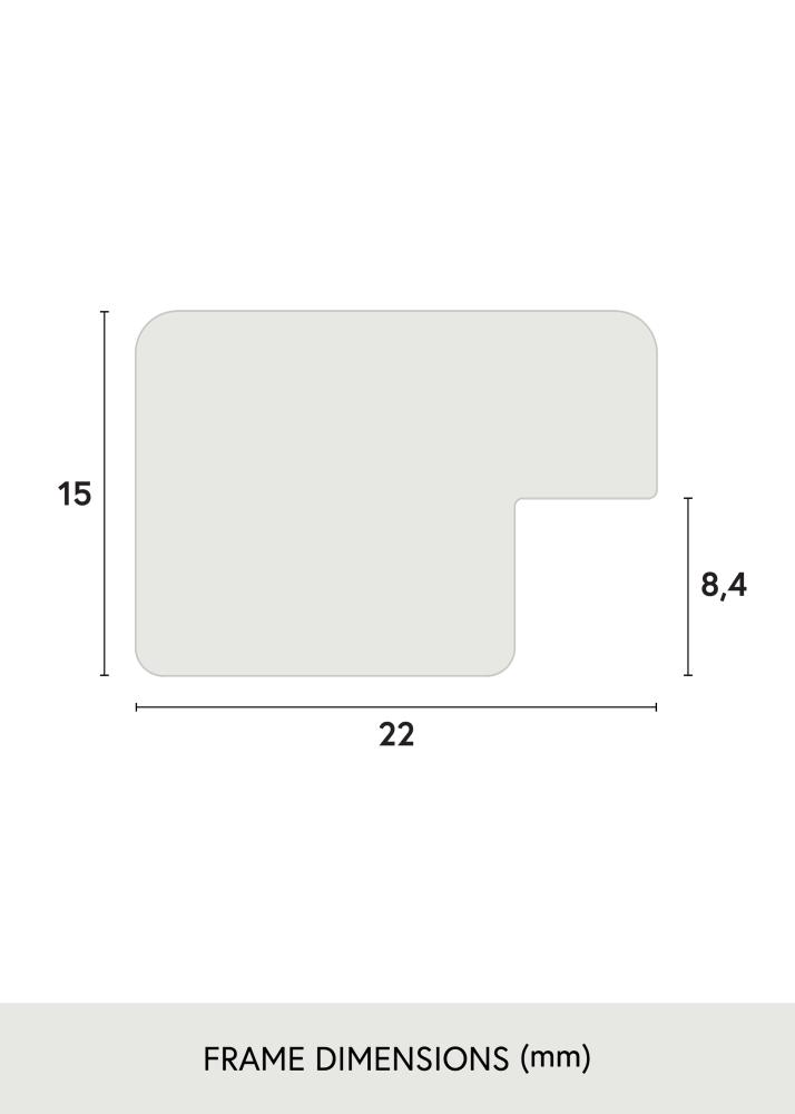 Πλαίσιο Uppsala Ασημί 50x50 cm