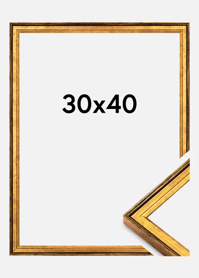 Πλαίσιο Ringa Ακρυλικό Γυαλί Χρυσό 30x40 cm