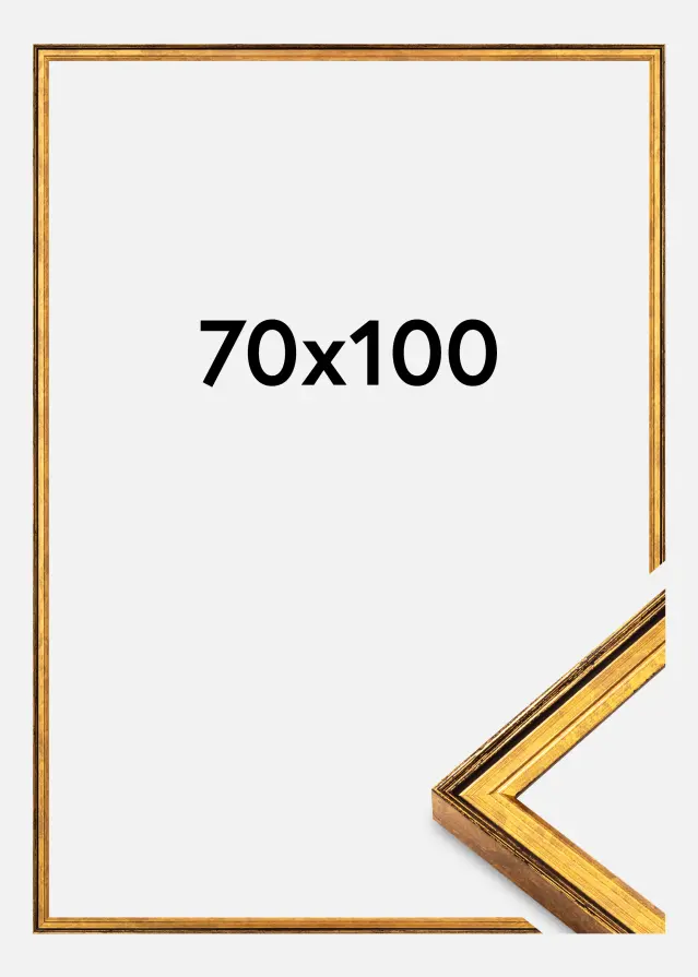 Πλαίσιο Ringa Ακρυλικό Γυαλί Χρυσό 70x100 cm