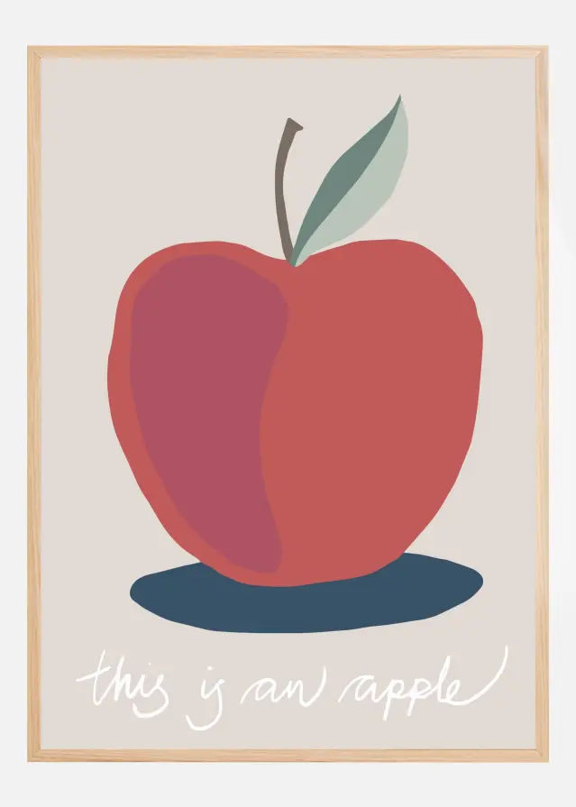 This is an Apple Αφίσα