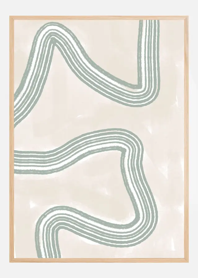 Abstracto Twist Αφίσα