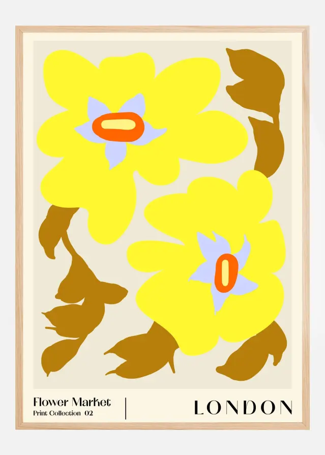 Flower Market. London Αφίσα
