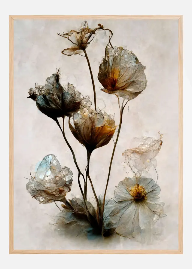 Crystal Flowers Αφίσα