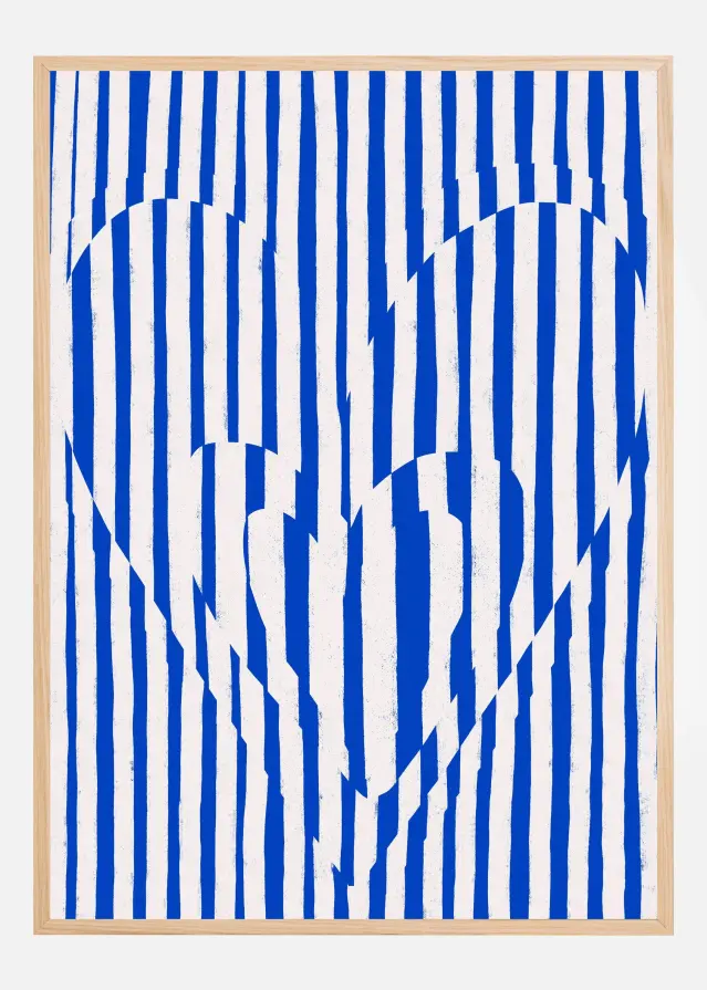 Hearts (Blue Version) Αφίσα