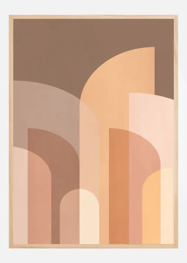 Retro Geometric II Αφίσα