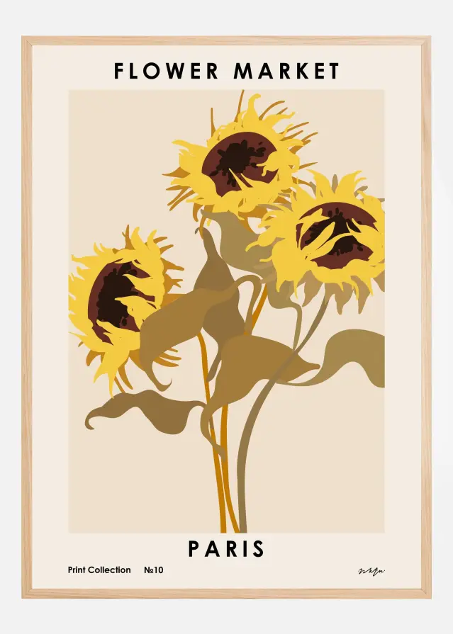 Flower Market. Paris Αφίσα