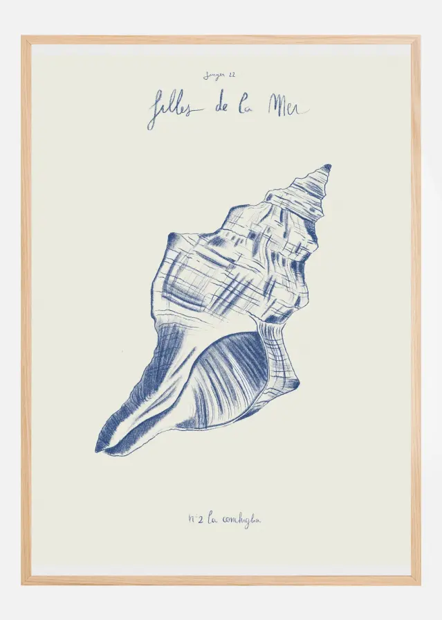 Filles de la mer n.2 - La conchiglia Αφίσα