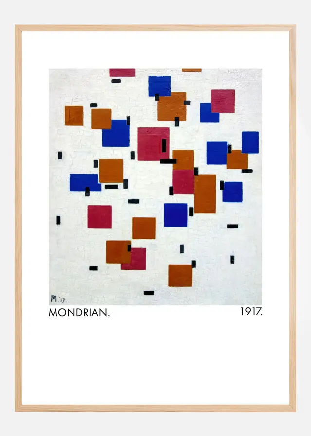 Composition in colour A 1917 Αφίσα