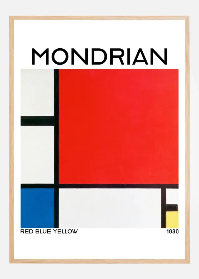 Composition with Red Αφίσα