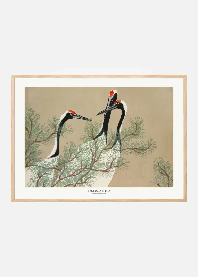 Cranes From Momoyogusa Αφίσα