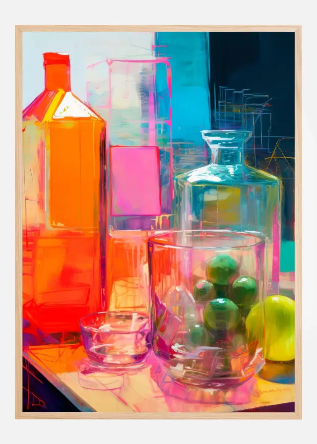 Neon Still Life No 2 Αφίσα