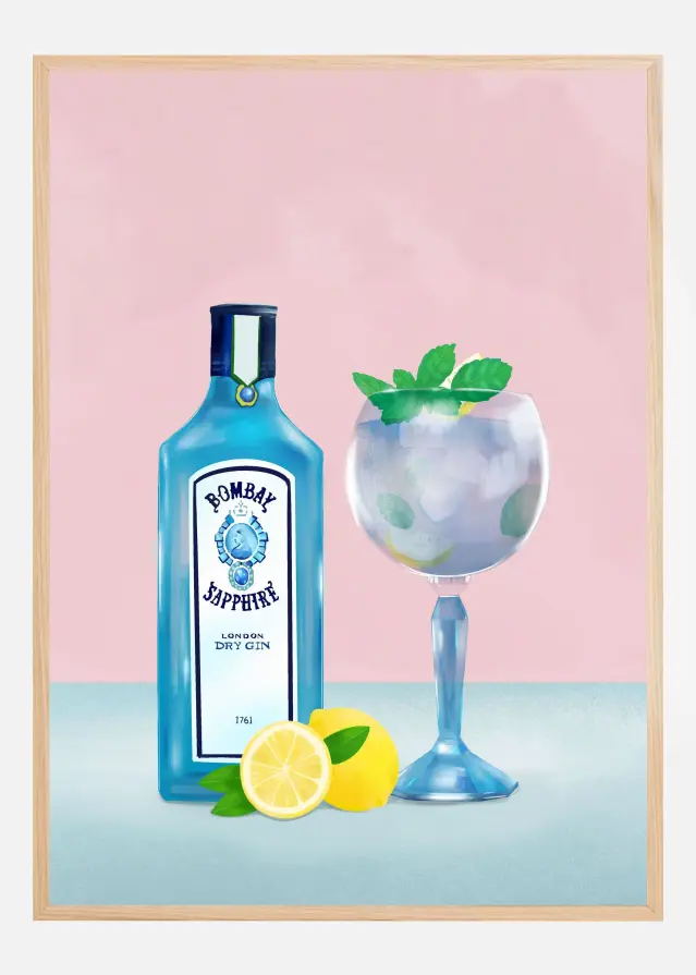Gin Cocktail Αφίσα