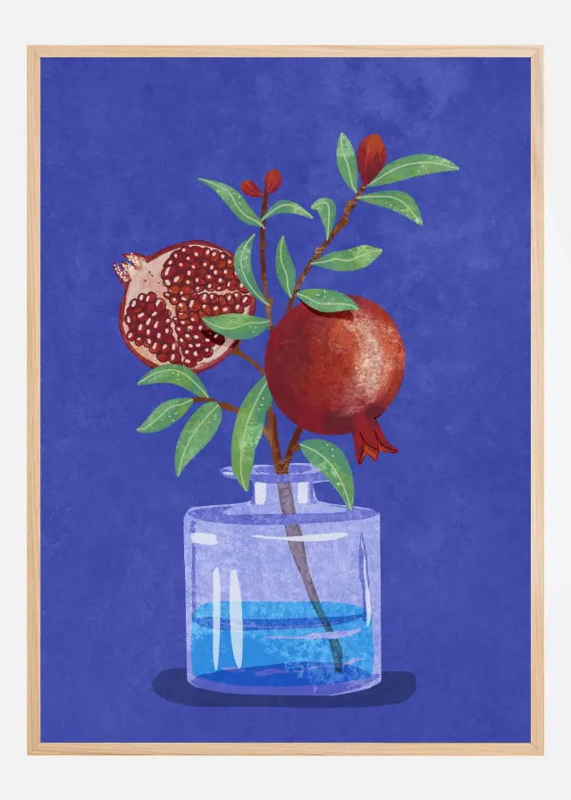 pomegranate in Vase Αφίσα