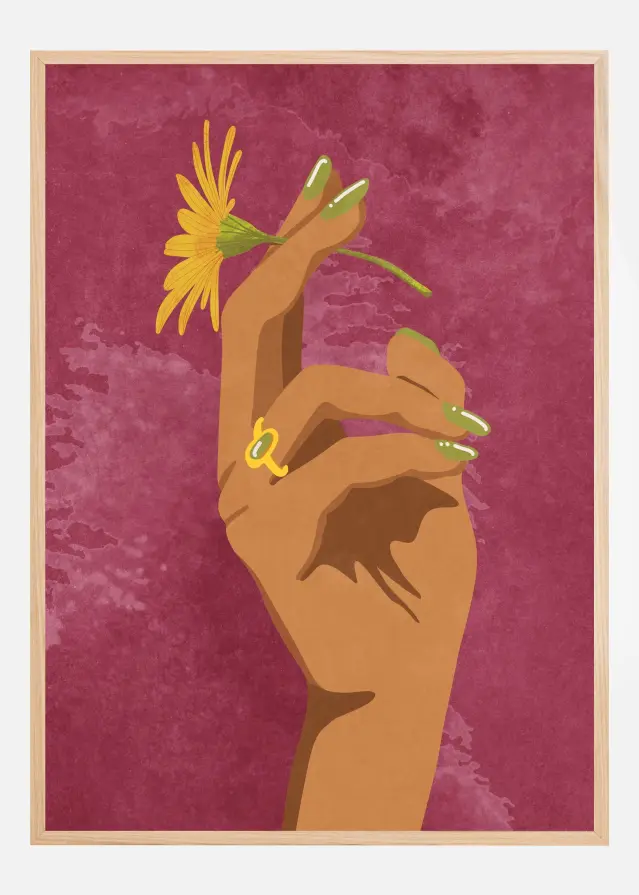 Smoking Flower Αφίσα