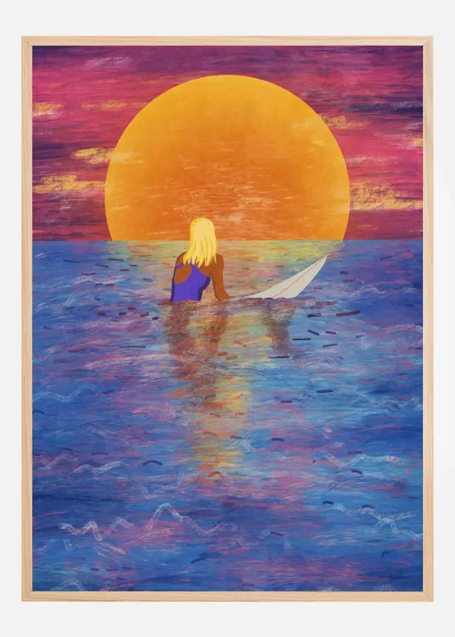 Surfer Girl Αφίσα