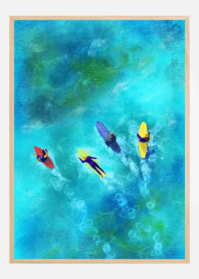 Surfer Dudes Αφίσα