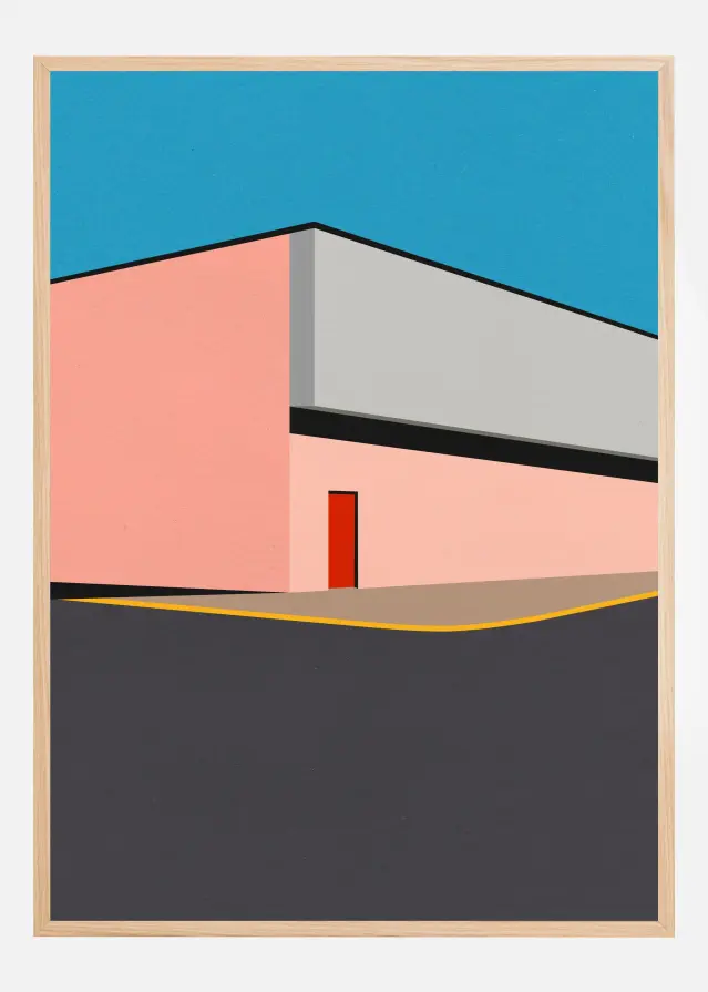 Warehouse Illustration Αφίσα