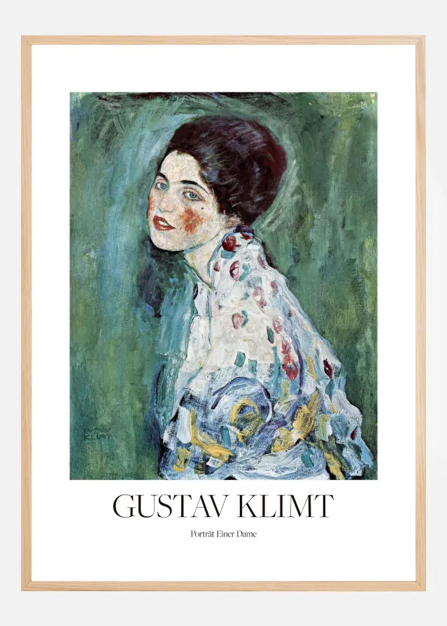 PortrAct Einer Dame (1916a1917) Αφίσα