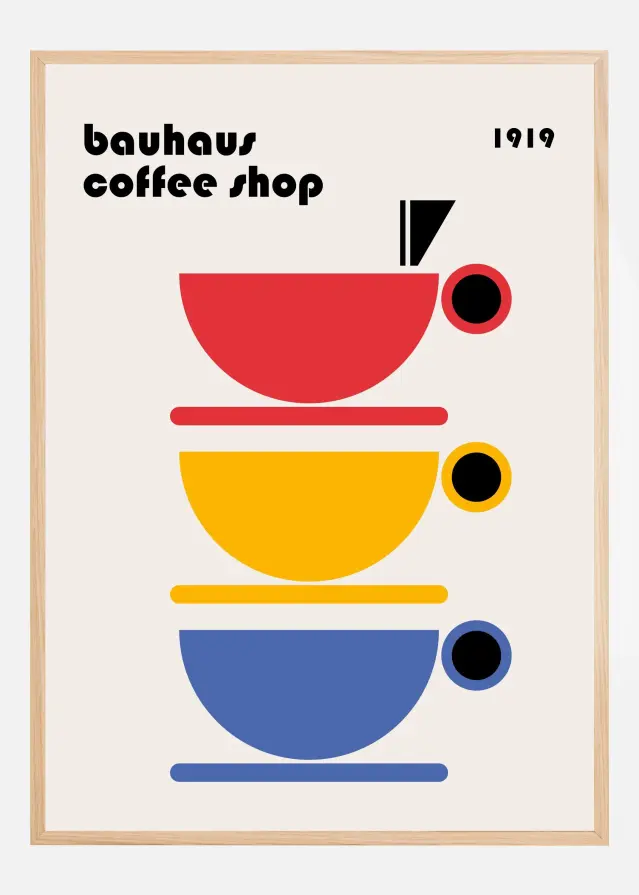 Bauhaus Coffee Minimalist Αφίσα
