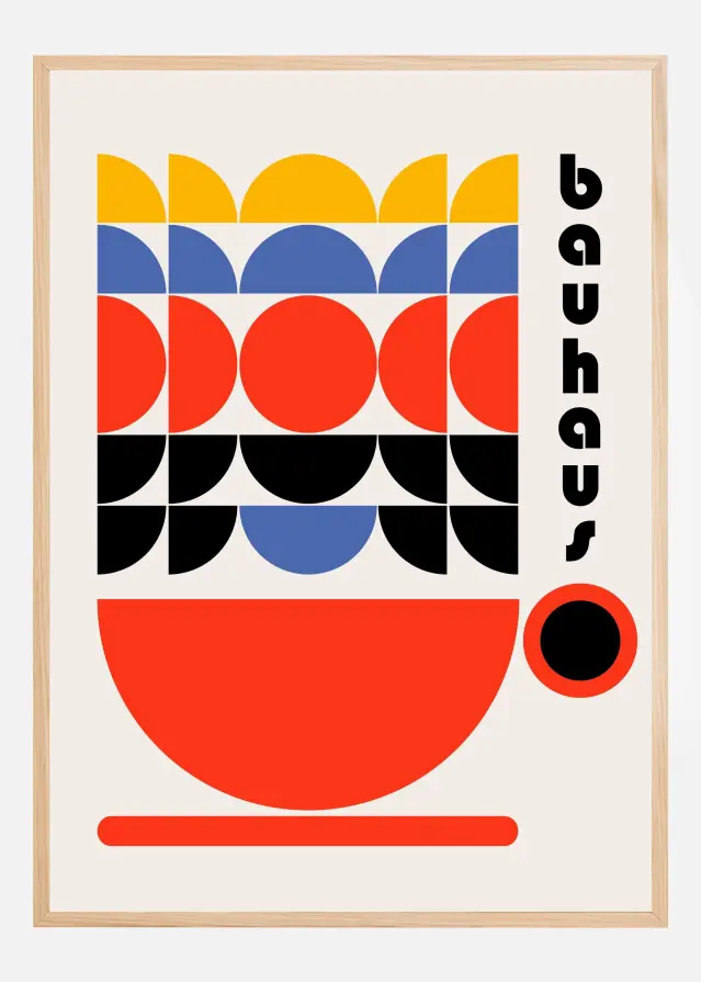 Bauhaus Coffee 70s Decor Αφίσα