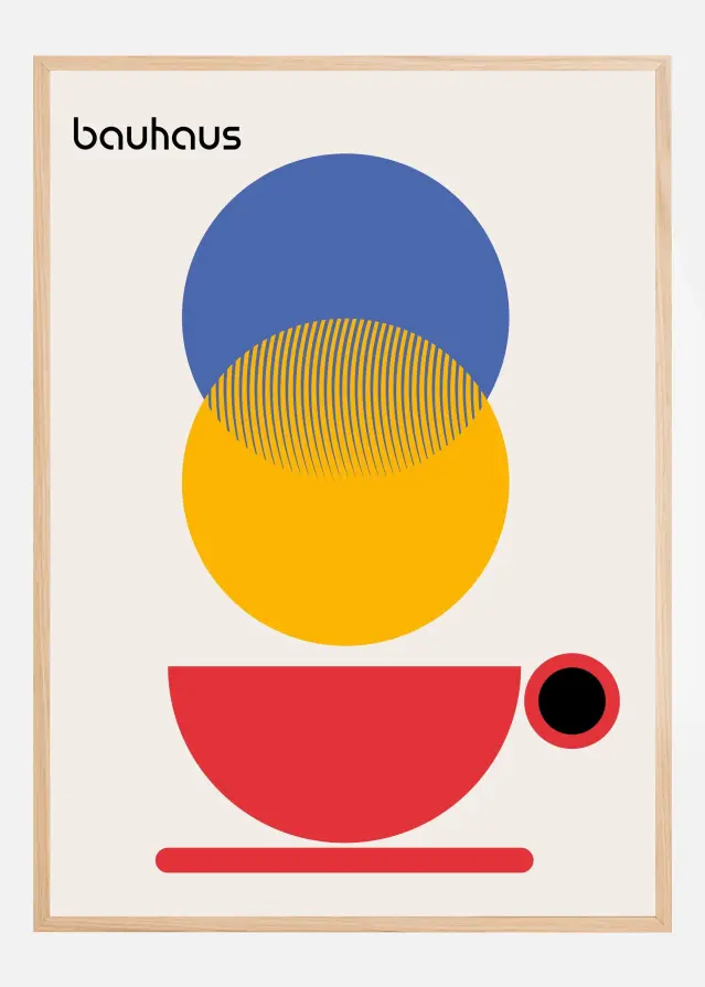 Bauhaus Coffee Abstract Αφίσα