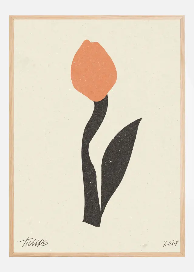 Modern Flower 01 Αφίσα