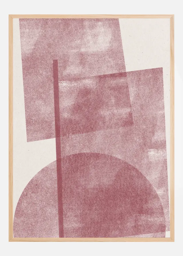 Paper Red Collage No.4 Αφίσα