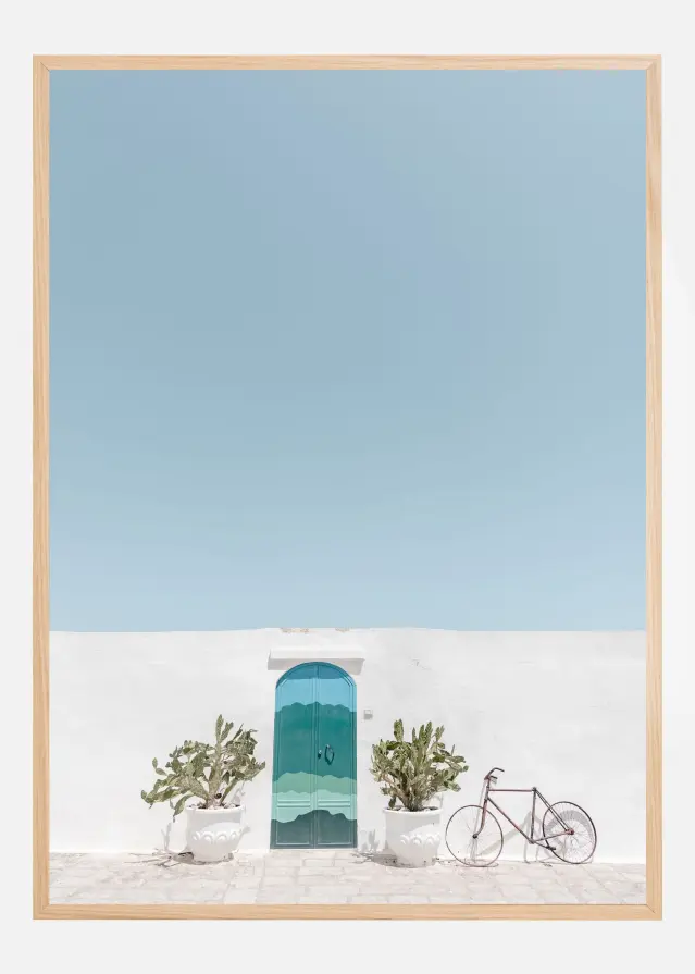 Ostuni blue door Αφίσα