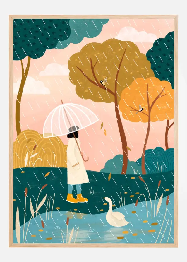 Autumn Walk Αφίσα