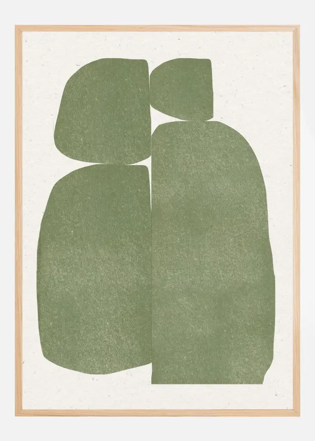 Green Stones Composition Αφίσα