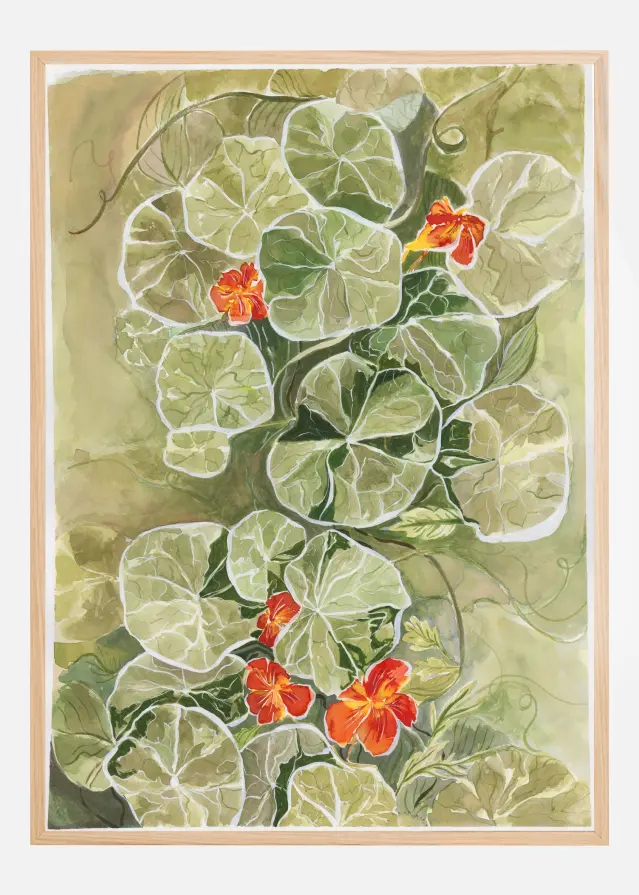 Nasturtium Tapestry Αφίσα
