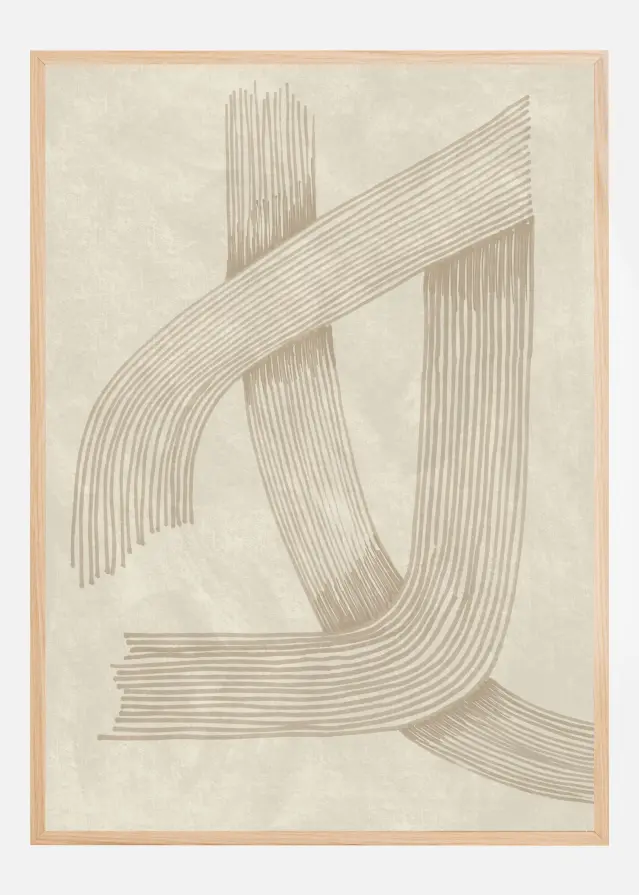 Abstract Sophisticated Line 01 Αφίσα