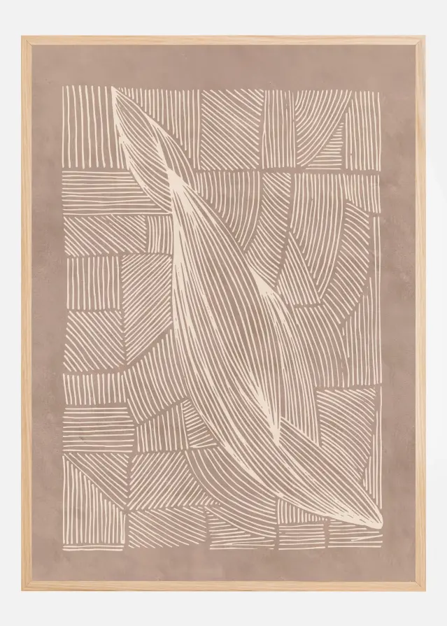 Abstract Irregular Lines Αφίσα