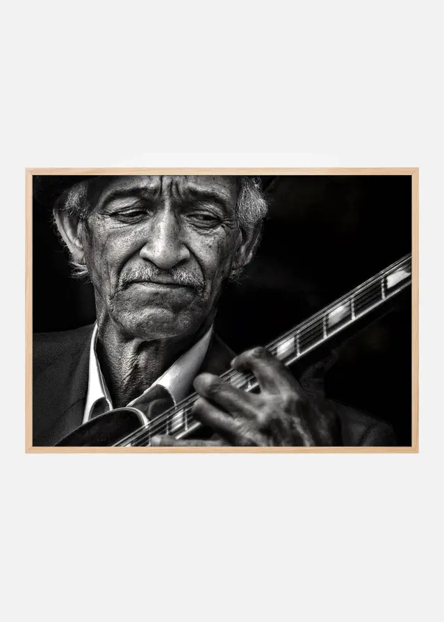 the guitarist Αφίσα