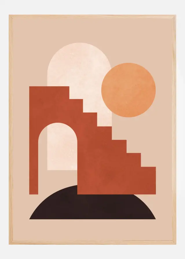 Geometric composition 4 Αφίσα