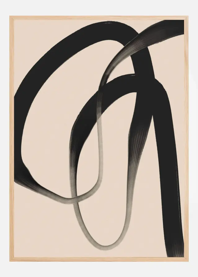 Black Strokes No 24 Αφίσα