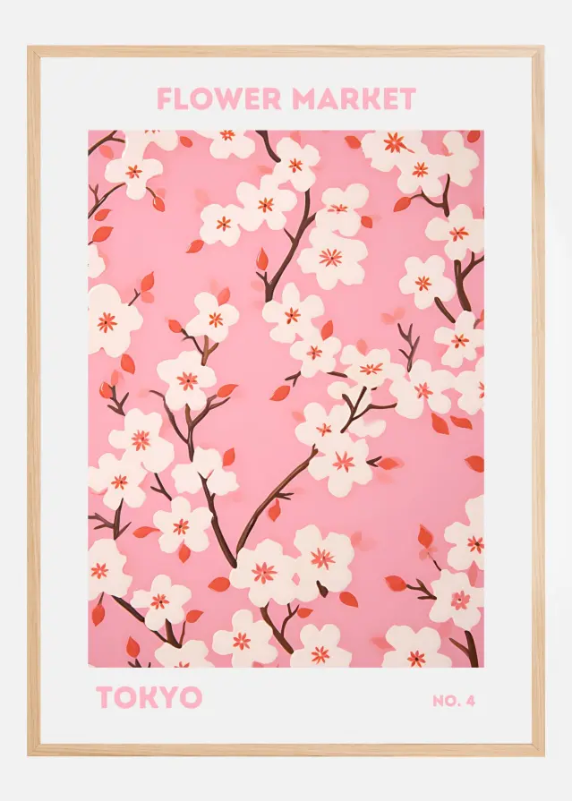 Flower Market Tokyo Αφίσα