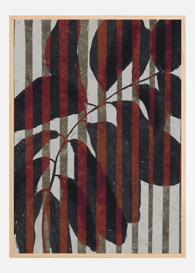 Plant And Stripes Αφίσα